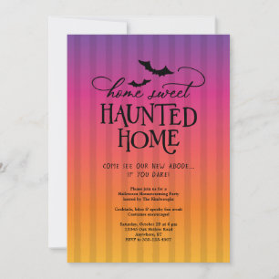 Haunted Home Housewarming Party Halloween Invitation