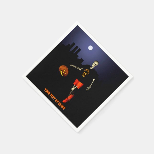 Haunted Hoops Napkin (Corner)