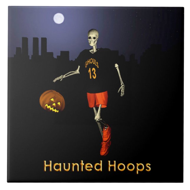 Haunted Hoops Tile (Front)
