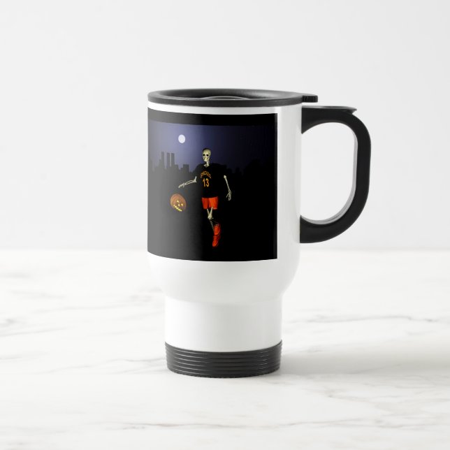 Haunted Hoops Travel Mug (Right)