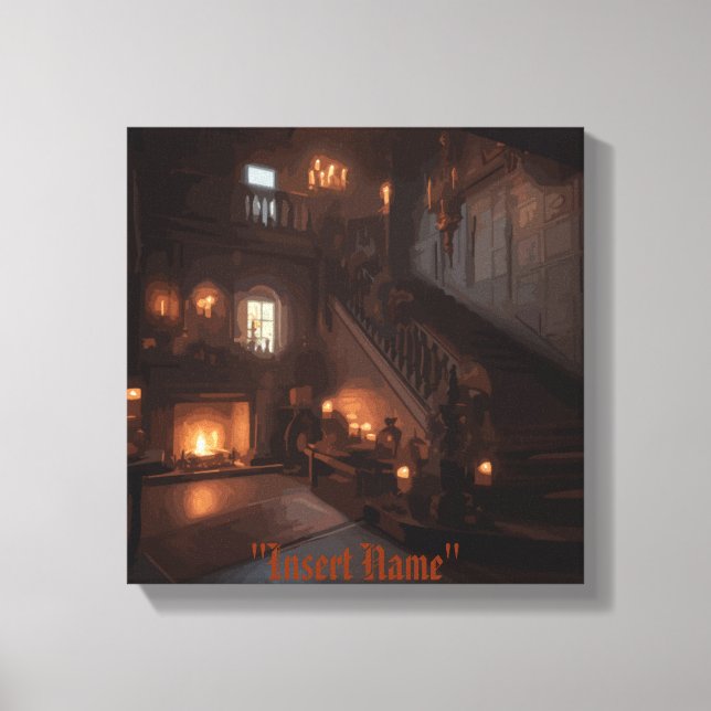 Haunted Horizons Canvas Print (Front)