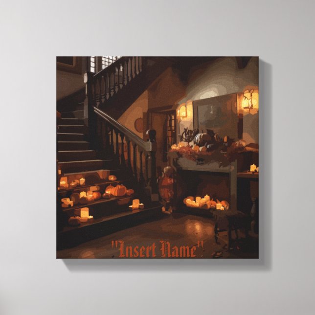 Haunted Horizons Canvas Print (Front)