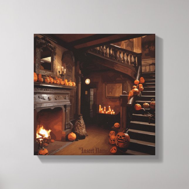 Haunted Horizons Canvas Print (Front)