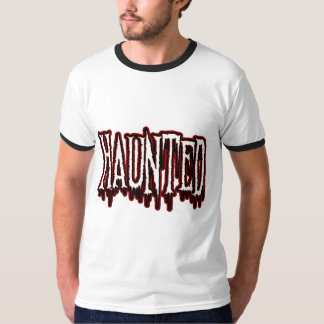 Haunted Horror Drip Typography T-Shirt