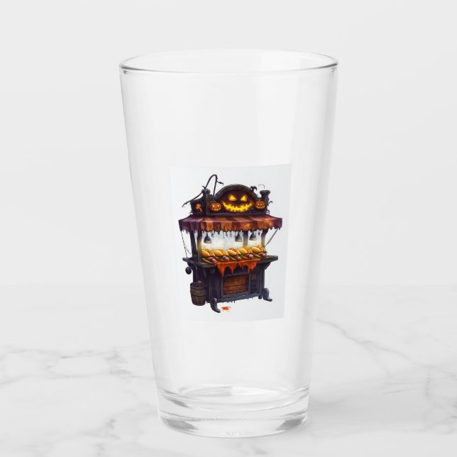  Haunted Hot Dog Stand Glass (Front)