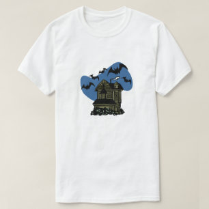 Haunted House Bats T-Shirt