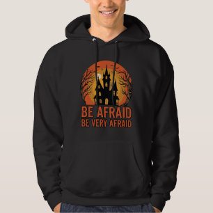 Haunted House Be Afraid Vintage Halloween Design_1 Hoodie