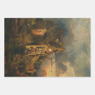 Haunted House (by Thomas Moran) Wrapping Paper Sheet