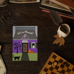Haunted House Change of Address Postcard