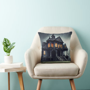 Haunted House Cushion