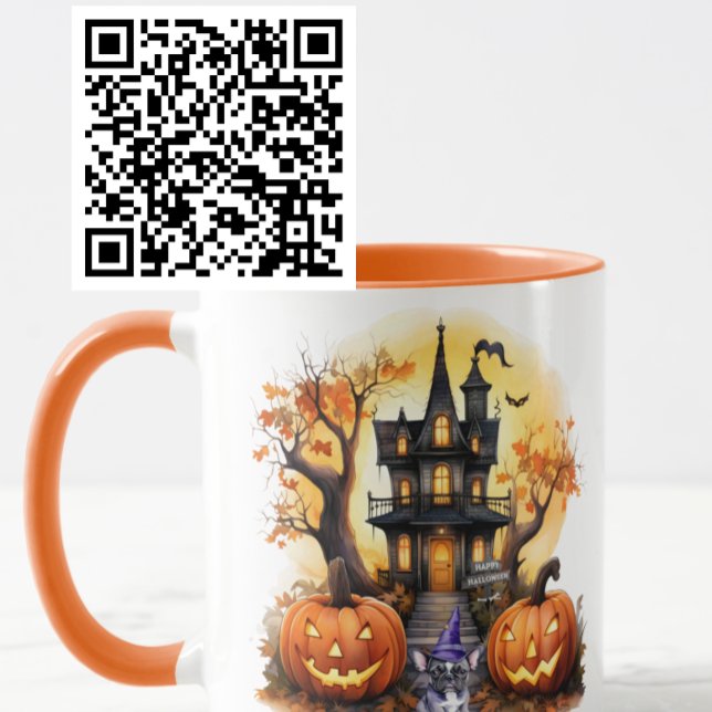 Haunted House French Bulldog Witch Mug (Creator Uploaded)