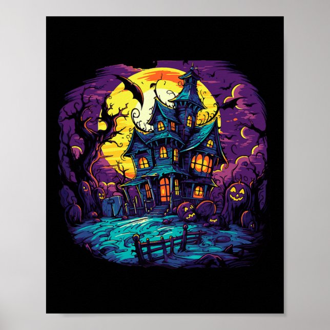 Haunted House Halloween Costume Poster (Front)