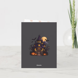 Haunted House – Halloween Design 🎃 Holiday Card