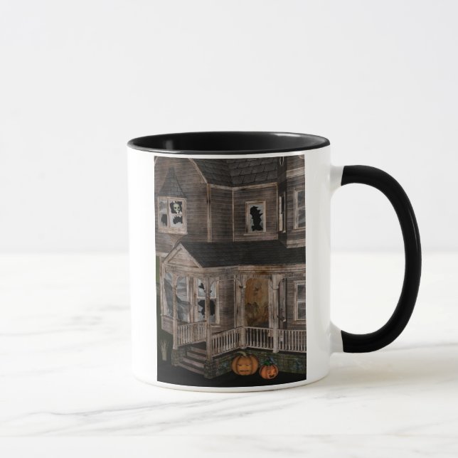 Haunted House Halloween Mug (Right)