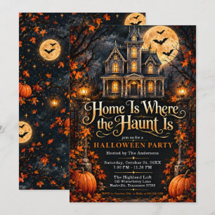 Haunted House Halloween Party Invitation
