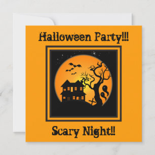Haunted House Halloween Party Invitation