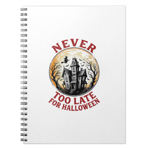 Haunted House Halloween Vintage Engraving Shirt_1 Notebook