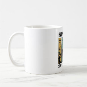 Haunted House Halloween Vintage Engraving Spooky D Coffee Mug