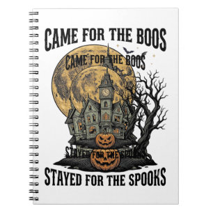 Haunted House Halloween Vintage Engraving Spooky T Notebook