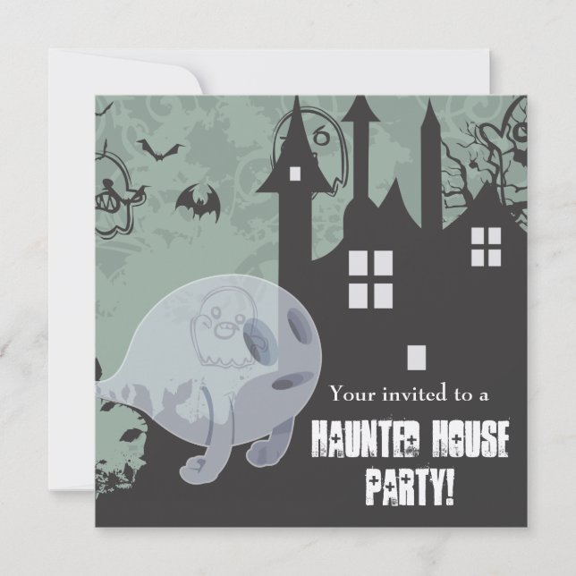 Haunted House Invitation (Front)
