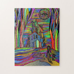 Haunted House Jigsaw Puzzle