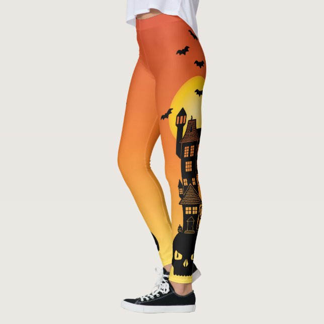 Haunted House Leggings (Left)