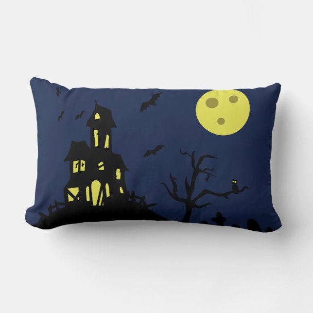 Haunted House Lumbar Cushion (Front)