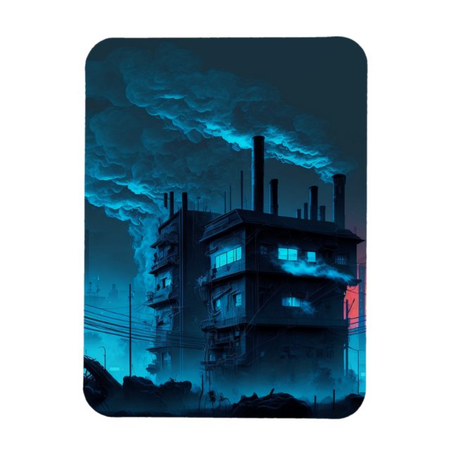 Haunted House  Magnet (Vertical)