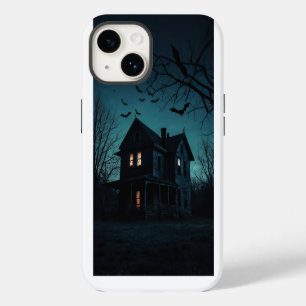 Haunted House Moon Tee iPhone 14 Case