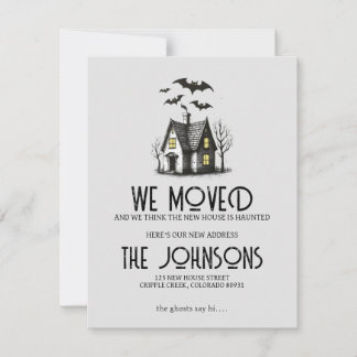 Haunted House Moving Announcement