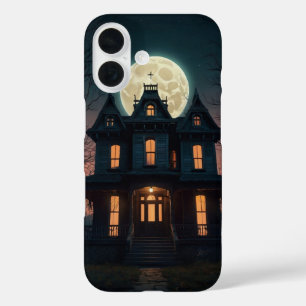 Haunted House Night Halloween iPhone 16 Case