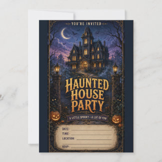 Haunted House Party Invitation