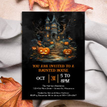 Haunted House Party Invitation