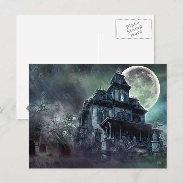 Haunted House Postcard (Front/Back)