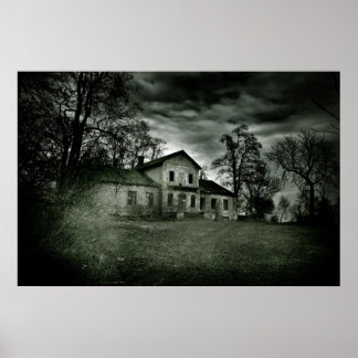Haunted house poster
