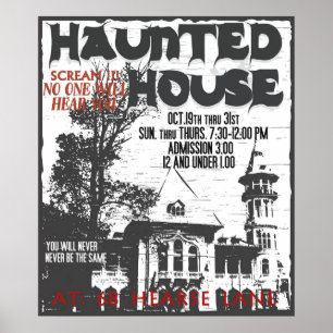 HAUNTED HOUSE POSTER