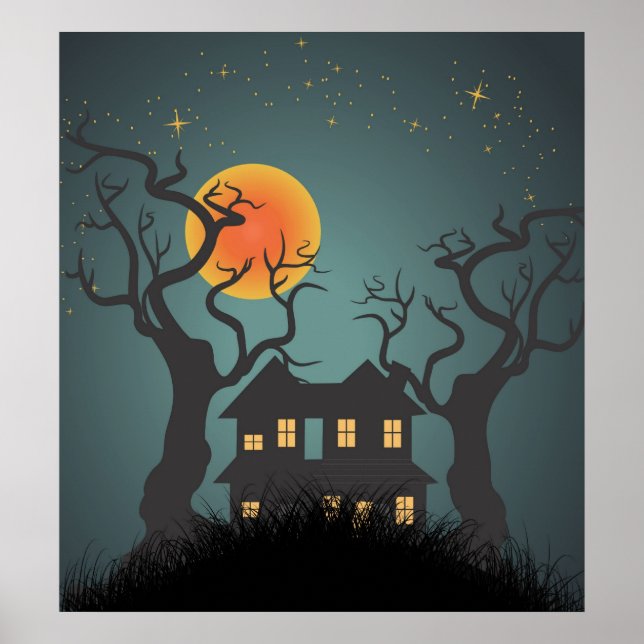 Haunted House Poster (Front)