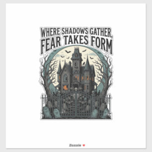 Haunted House Quote Shirt Vintage Gothic Cemetery