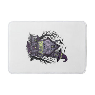 Haunted House Shirt Cute Spooky Party Halloween De Bath Mat