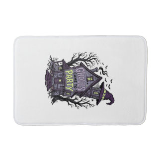 Haunted House Shirt Cute Spooky Party Halloween De Bath Mat