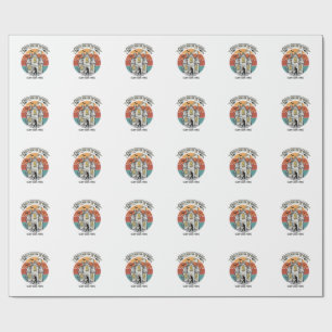 Haunted House Shirt Funny Vintage Halloween Scare  Wrapping Paper