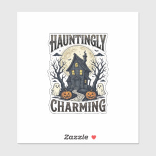 Haunted House Shirt Vintage Halloween Cottage Desi