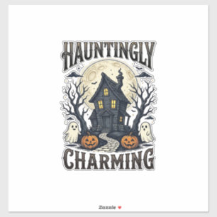 Haunted House Shirt Vintage Halloween Cottage Desi