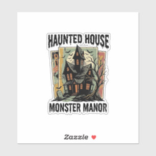 Haunted House Shirt Vintage Monster Manor Design