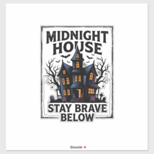 Haunted House Shirt Vintage Spooky Night Design_1