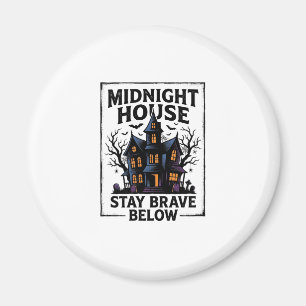 Haunted House Shirt Vintage Spooky Night Design_1 Magnet