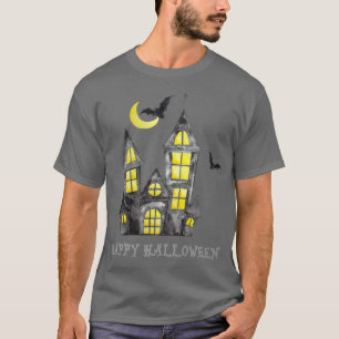Haunted House Spooky Pumpkin Happy Halloween 2022  T-Shirt