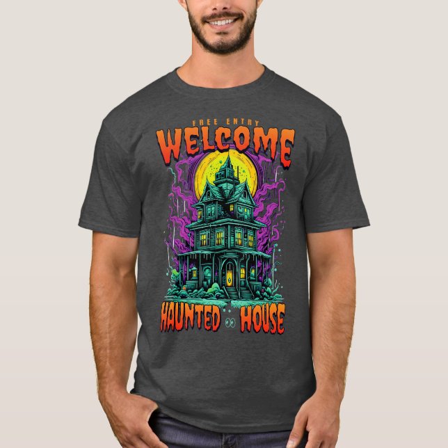 Haunted house T-Shirt (Front)