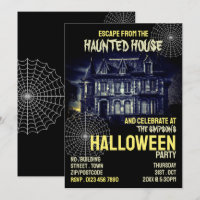 Haunted House Theme, Escape Room, Halloween Party