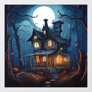 Haunted House Window Cling